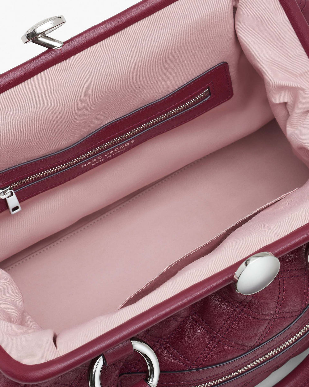 Re-Edition Quilted Leather Stam Bag - Cherry | Marc Jacobs on sale