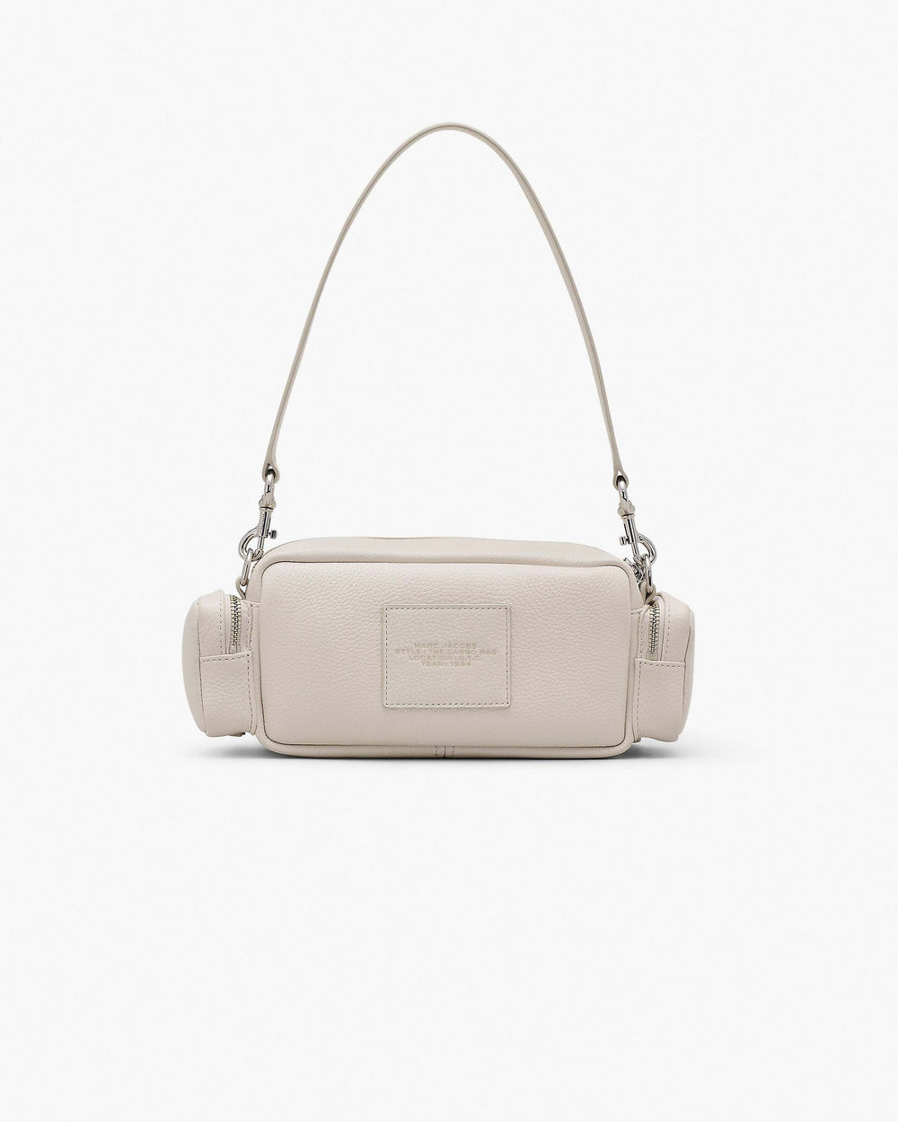 The Leather Cargo Bag - Cotton/Silver | Marc Jacobs US