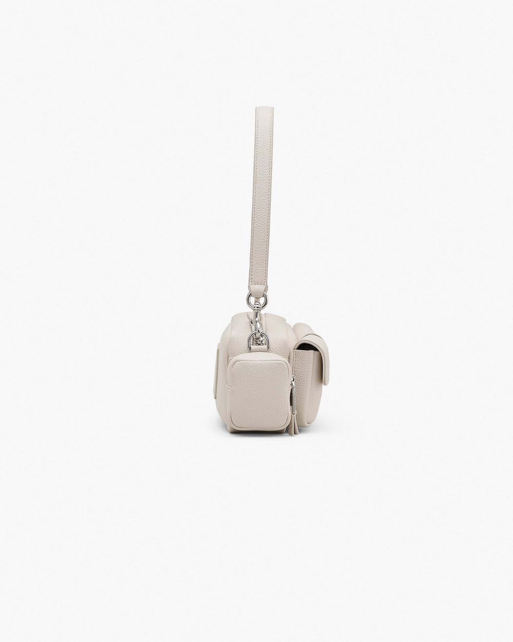 The Leather Cargo Bag - Cotton/Silver | Marc Jacobs US