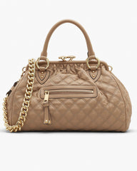 Re-Edition Quilted Leather Stam Bag - Camel | Marc Jacobs online
