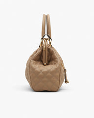 Re-Edition Quilted Leather Stam Bag - Camel | Marc Jacobs online