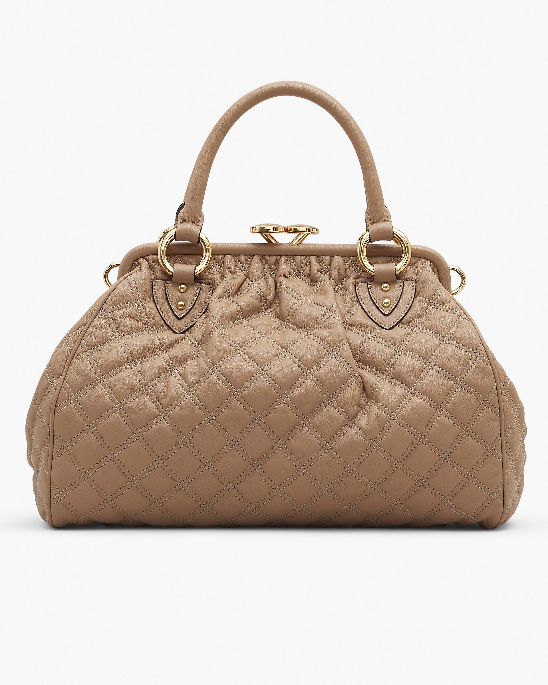 Re-Edition Quilted Leather Stam Bag - Camel | Marc Jacobs online
