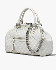 Re-Edition Quilted Leather Stam Bag - Cloud White | Marc Jacobs online