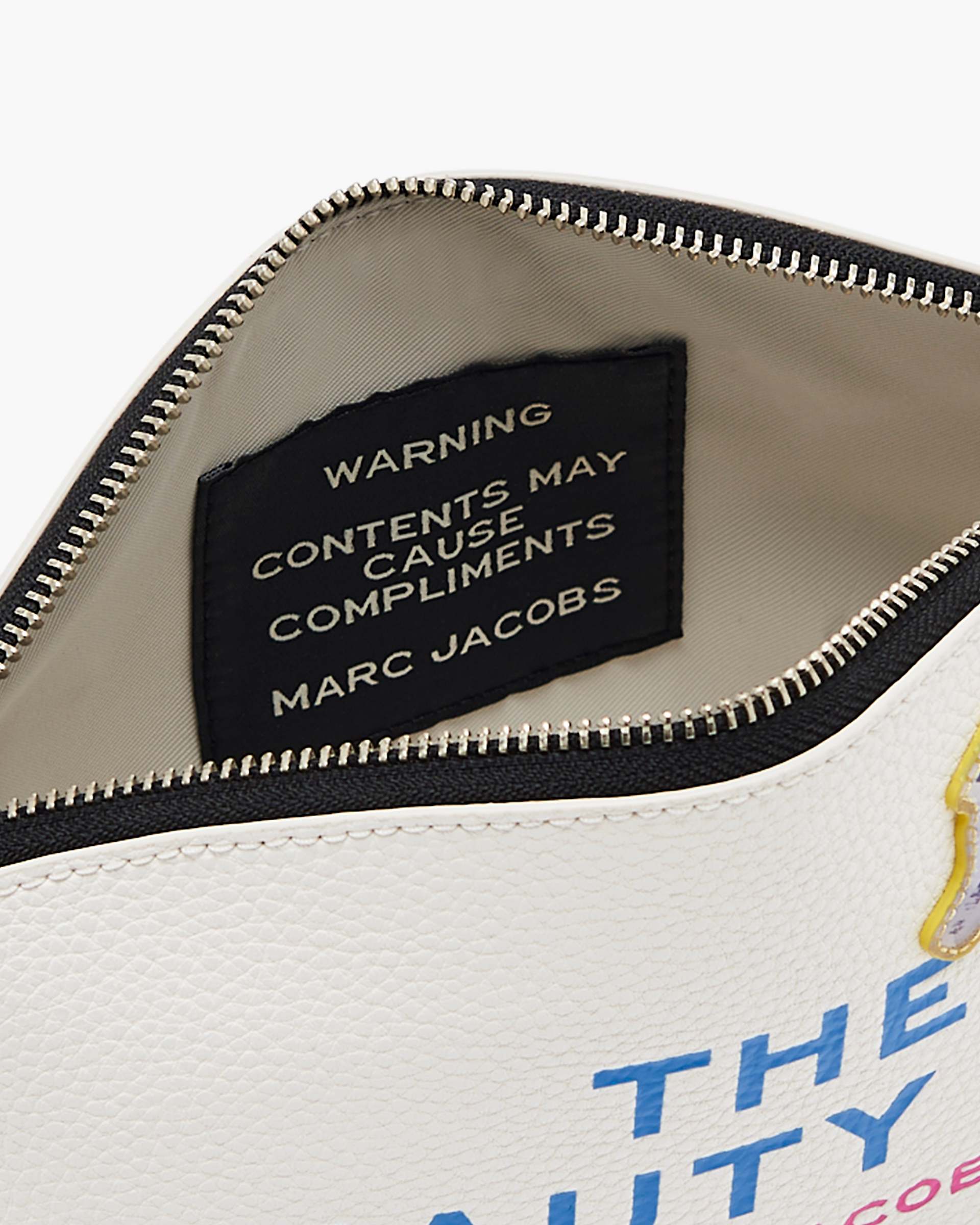The Sticker Patch Beauty Bag - White Multi | Marc Jacobs for sale