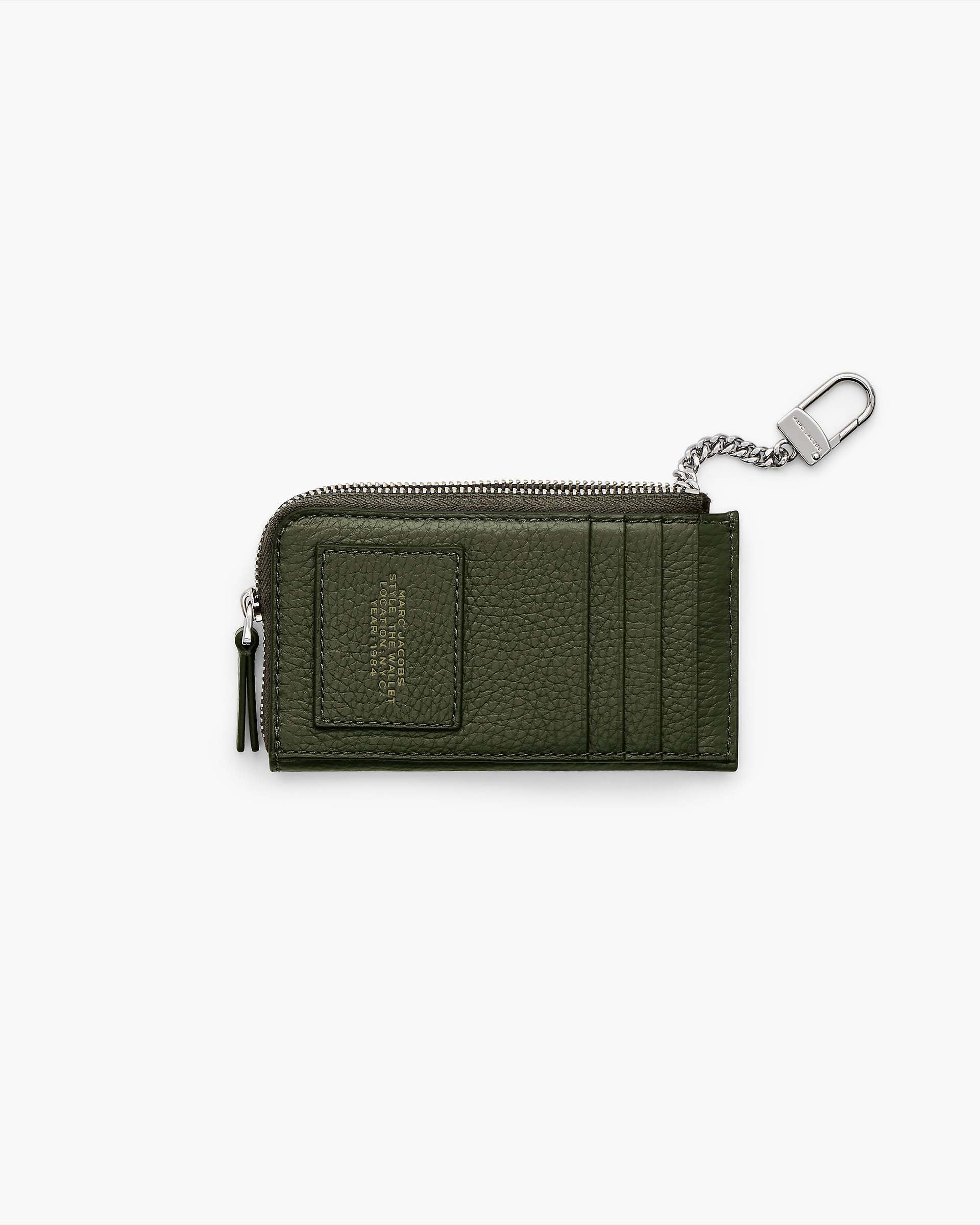 The Leather Top Zip Multi Wallet - Forest|Forest | Marc Jacobs online