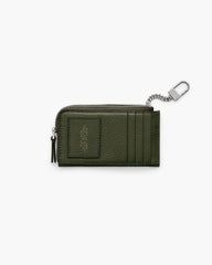 The Leather Top Zip Multi Wallet - Forest|Forest | Marc Jacobs online