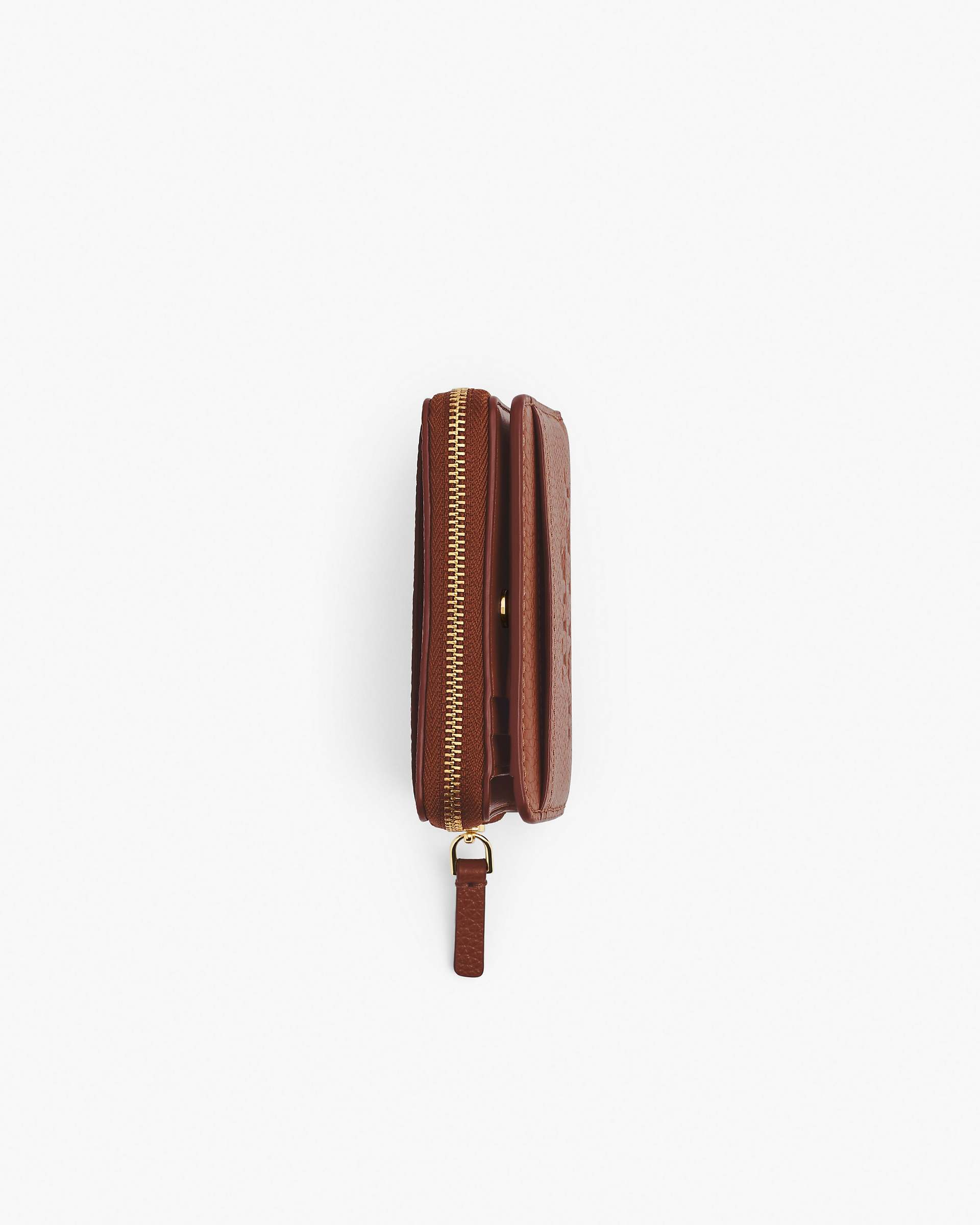 The Leather Mini Compact Wallet - Argan Oil|Argan Oil | Marc Jacobs on sale