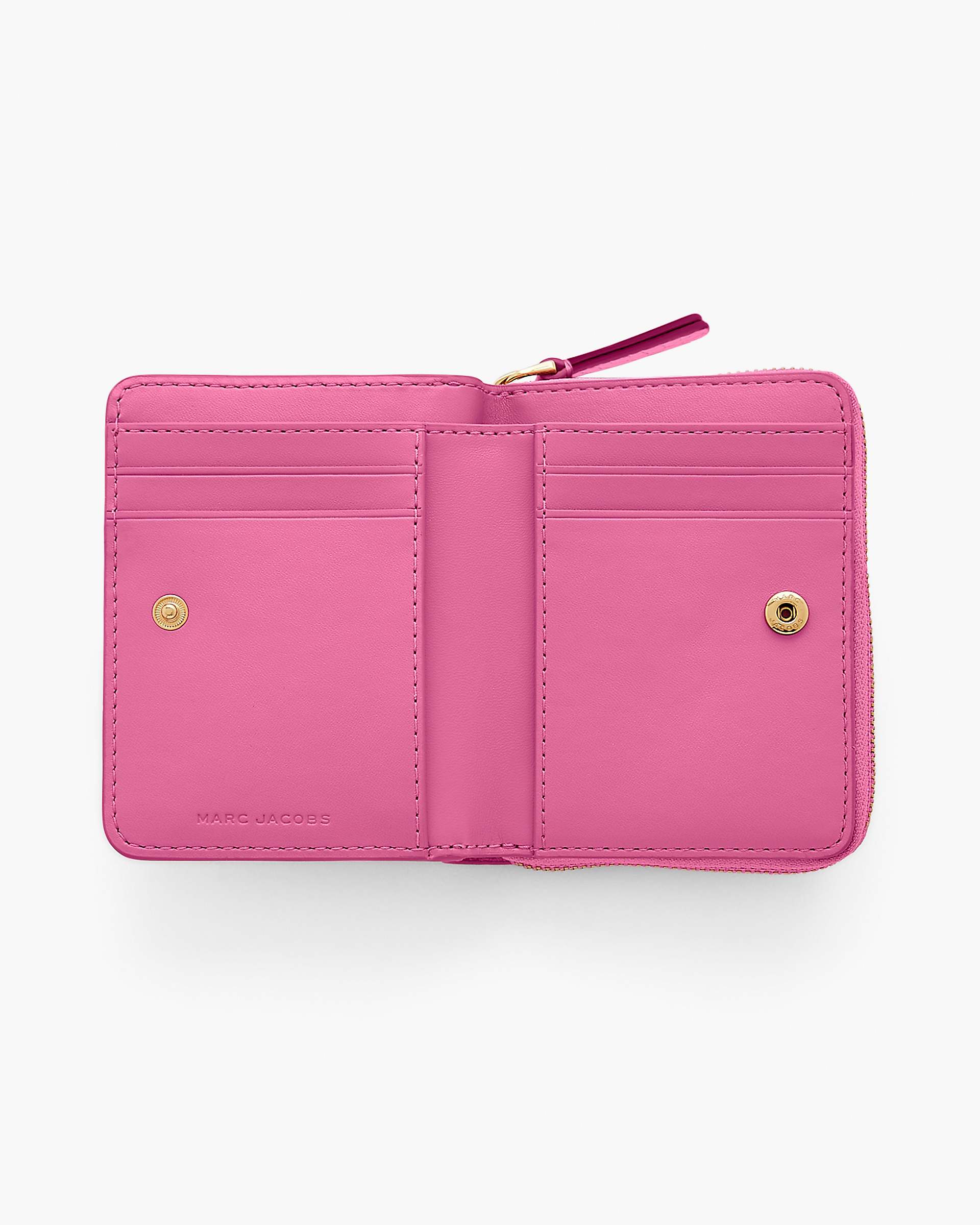 The Leather Mini Compact Wallet - Bow Pink|Bow Pink | Marc Jacobs US