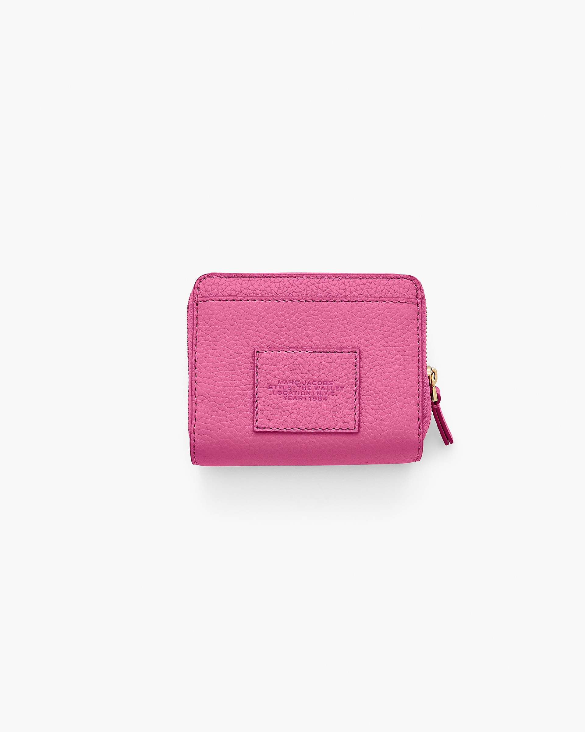 The Leather Mini Compact Wallet - Bow Pink|Bow Pink | Marc Jacobs US