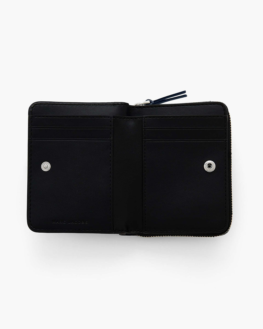 The Leather Mini Compact Wallet - Blue Sea|Blue Sea | Marc Jacobs online