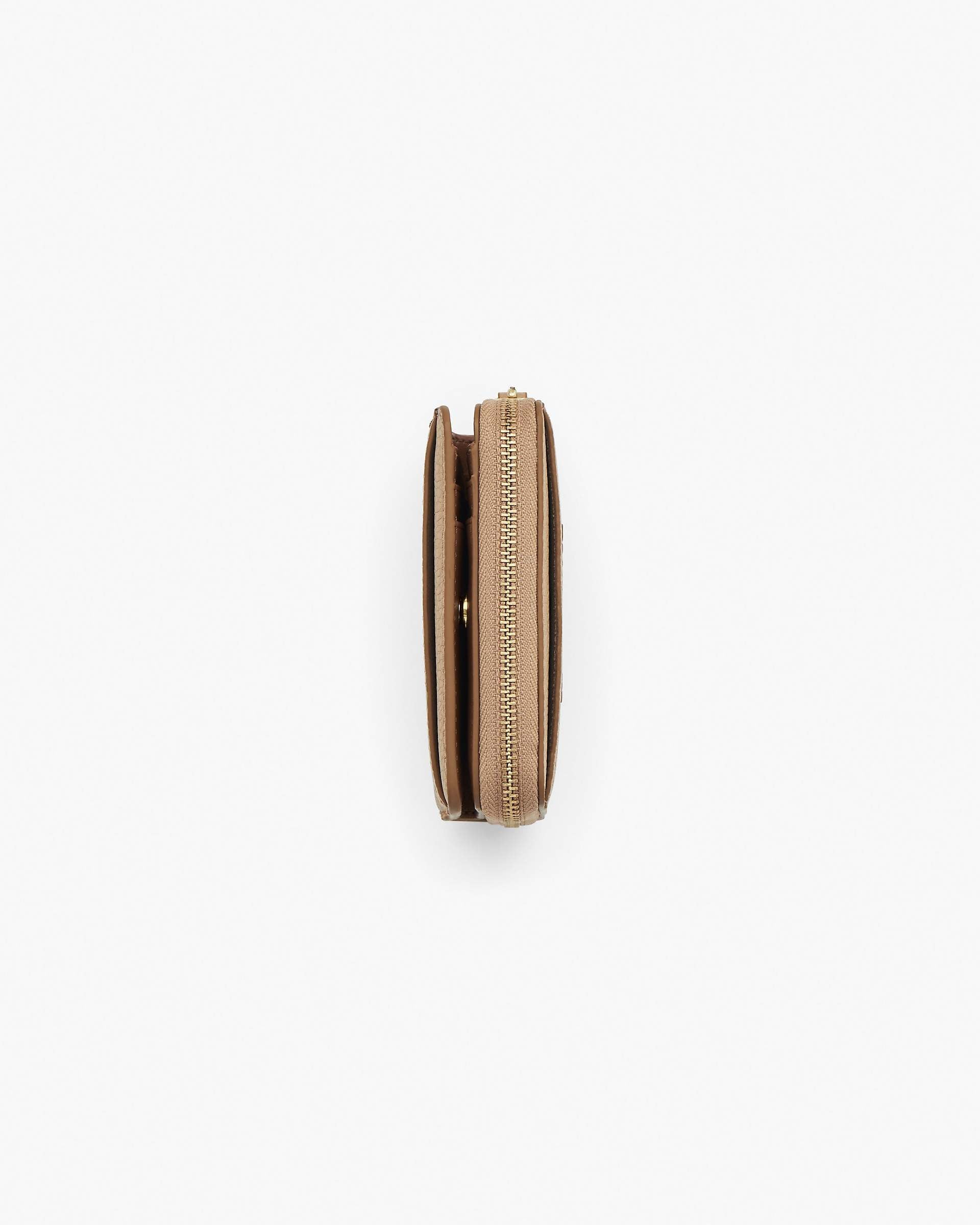 The Leather Mini Compact Wallet - Camel|Camel | Marc Jacobs discount