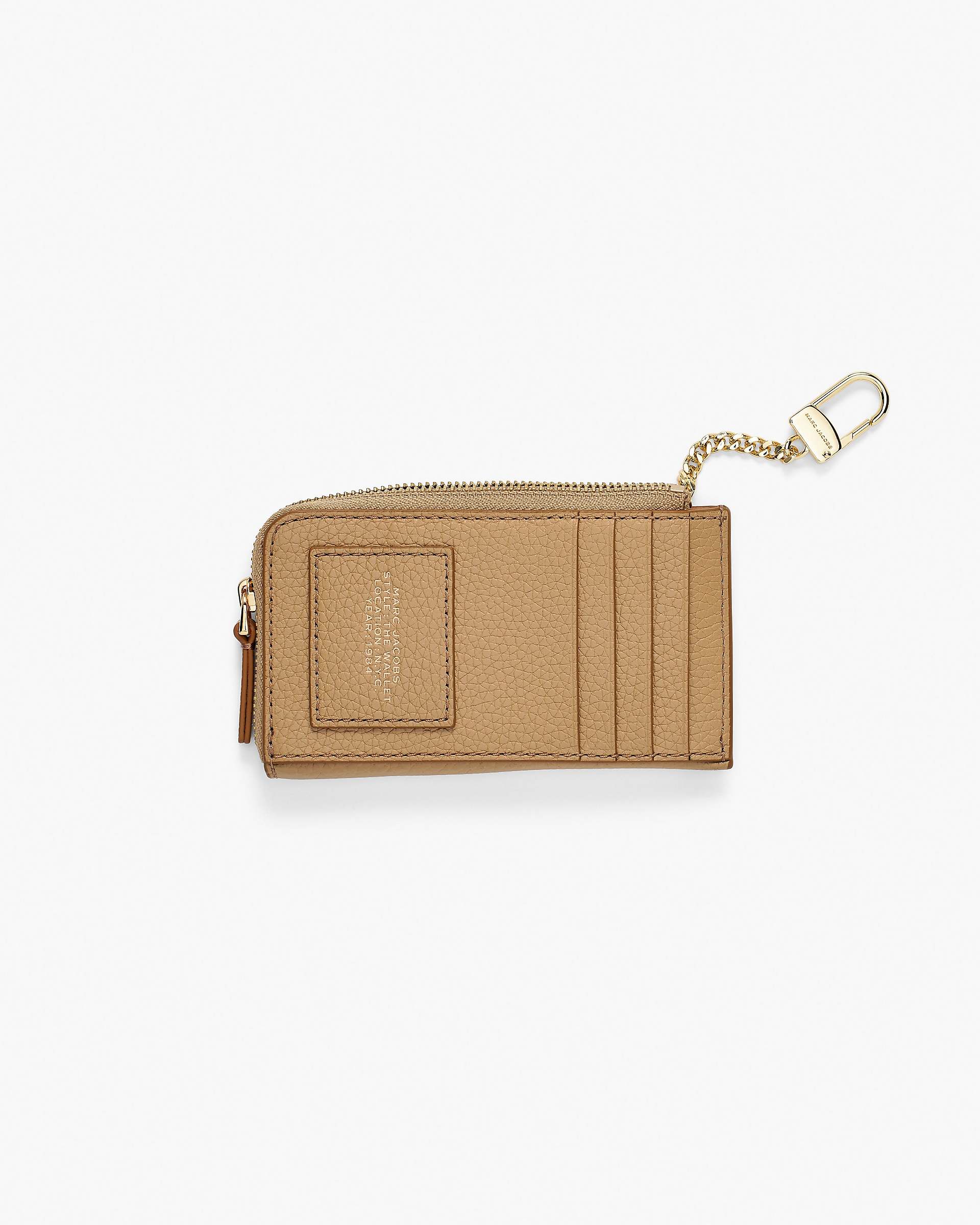 The Leather Top Zip Multi Wallet - Camel|Camel | Marc Jacobs online
