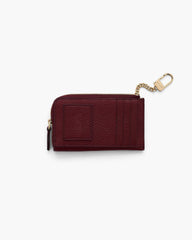 The Leather Top Zip Multi Wallet - Cherry|Cherry | Marc Jacobs for sale