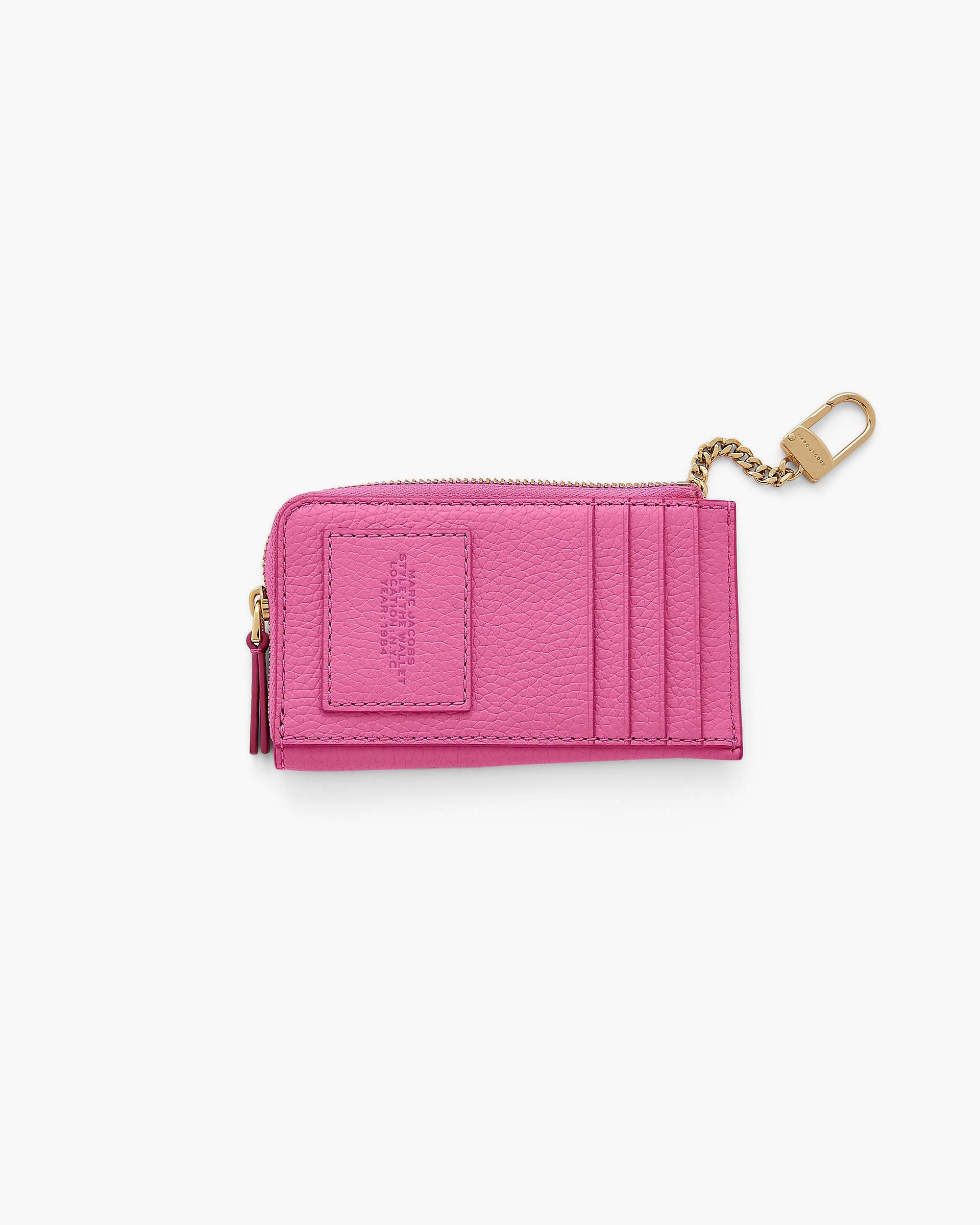 The Leather Top Zip Multi Wallet - Bow Pink|Bow Pink | Marc Jacobs US