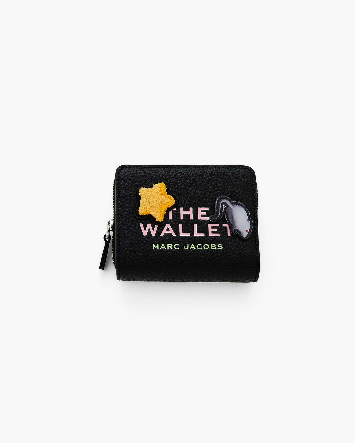 The Sticker Patch Mini Compact Wallet - Black Multi | Marc Jacobs online