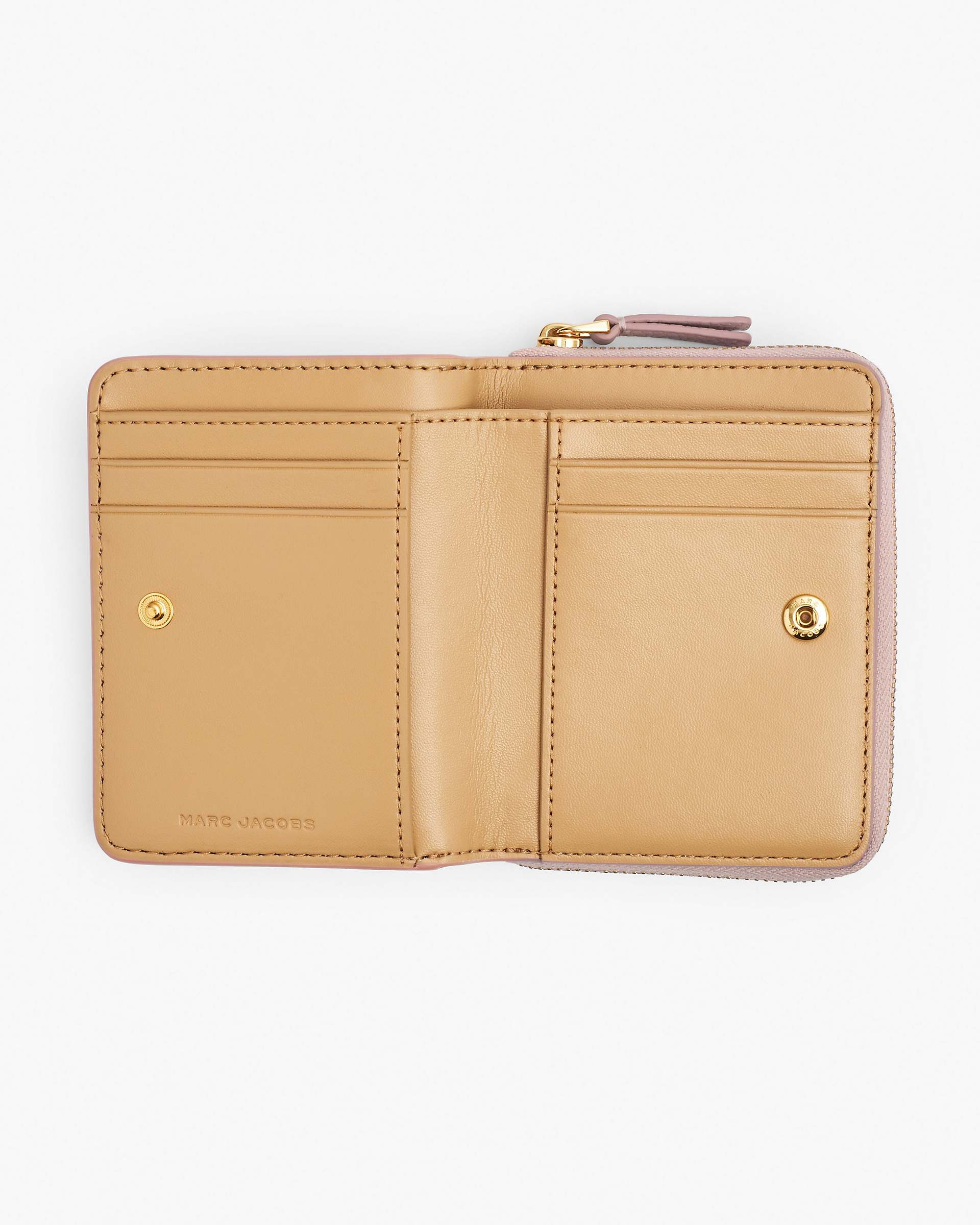 The Leather Mini Compact Wallet - Rose|Rose | Marc Jacobs US