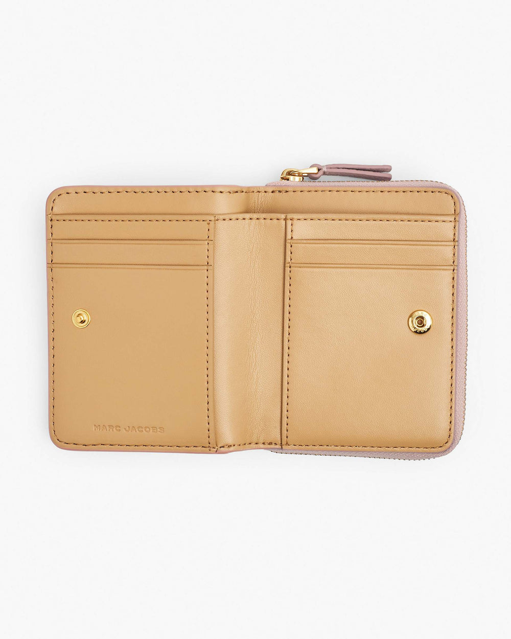 The Leather Mini Compact Wallet - Rose|Rose | Marc Jacobs US