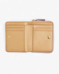 The Leather Mini Compact Wallet - Rose|Rose | Marc Jacobs US