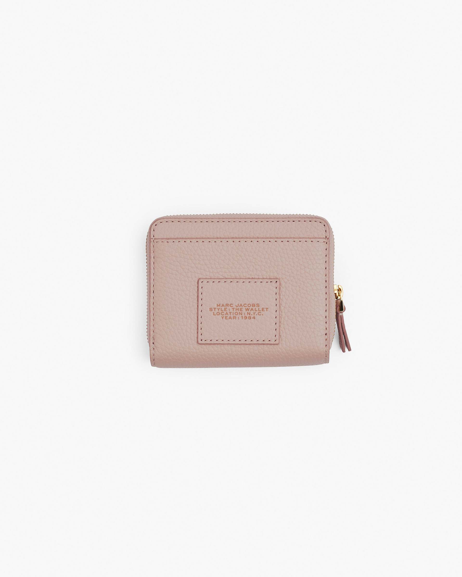 The Leather Mini Compact Wallet - Rose|Rose | Marc Jacobs US