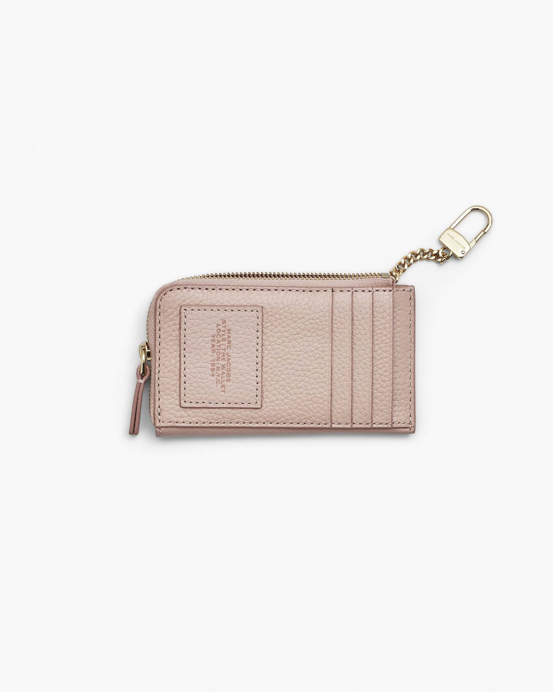 The Leather Top Zip Multi Wallet - Rose|Rose | Marc Jacobs online