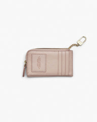 The Leather Top Zip Multi Wallet - Rose|Rose | Marc Jacobs online