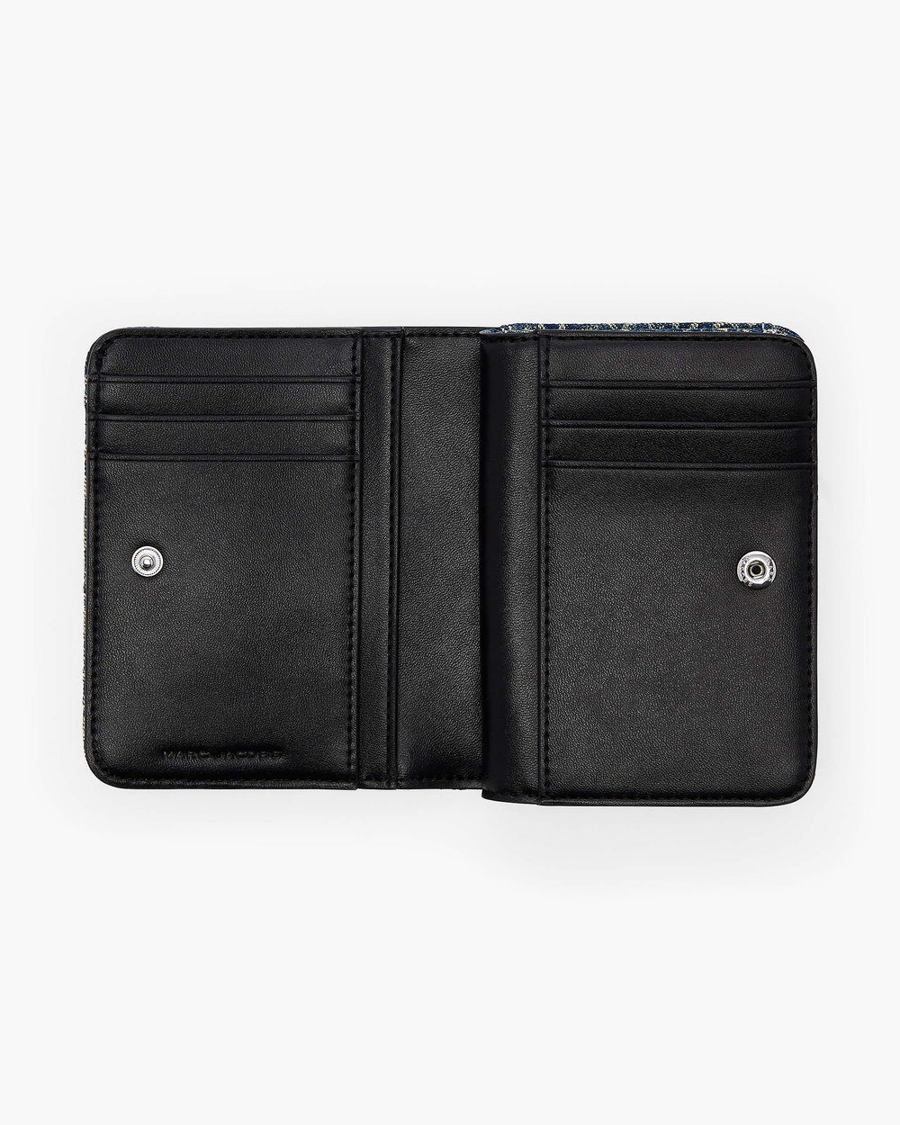 The Monogram Denim J Marc Mini Compact Wallet - Sun Faded Denim | Marc Jacobs online