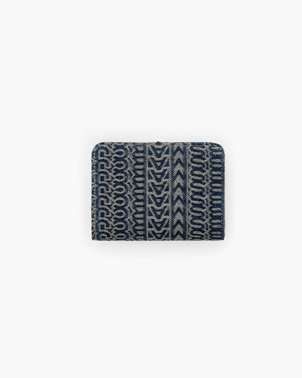 The Monogram Denim J Marc Mini Compact Wallet - Sun Faded Denim | Marc Jacobs online