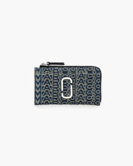 The Monogram Denim J Marc Top Zip Multi Wallet - Sun Faded Denim | Marc Jacobs sale