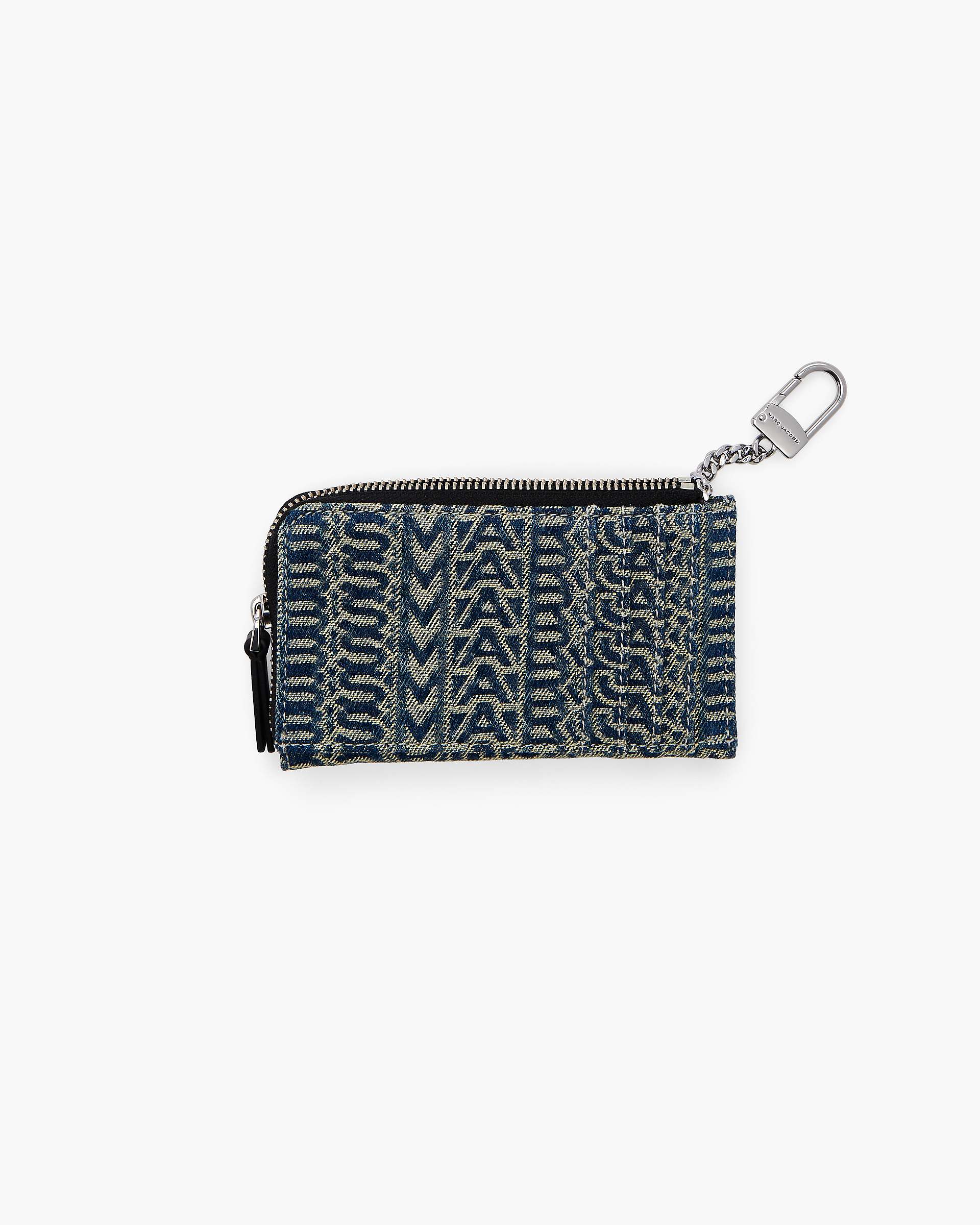 The Monogram Denim J Marc Top Zip Multi Wallet - Sun Faded Denim | Marc Jacobs sale