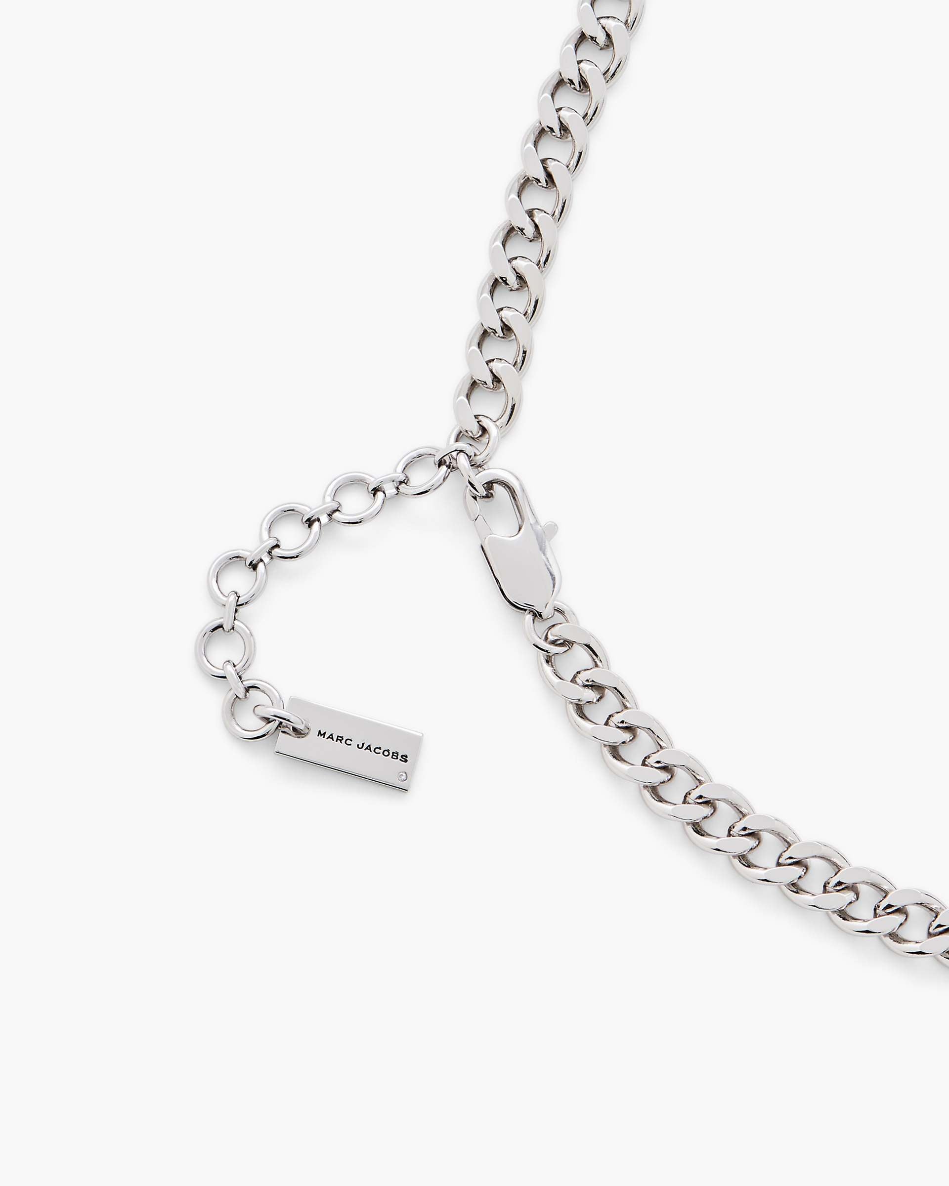 The Sticker Charm Necklace - Silver Multi | Marc Jacobs for sale