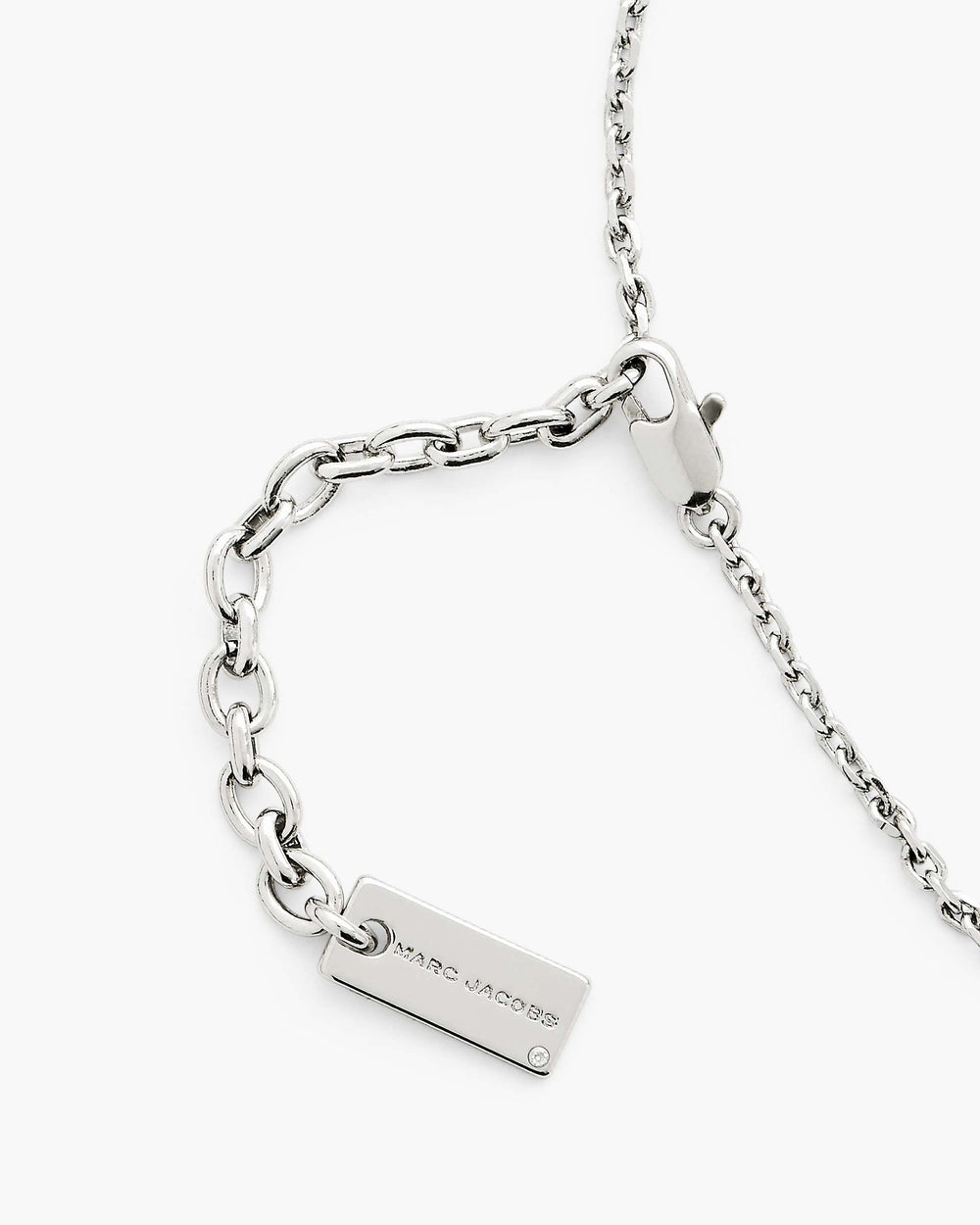 Button Charm Necklace - Silver/Black | Marc Jacobs US