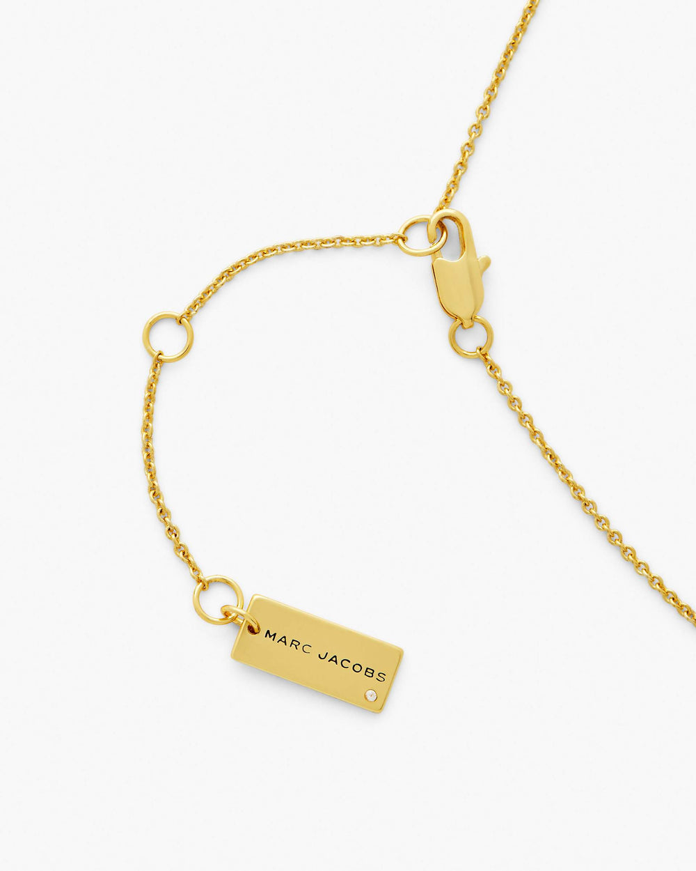 The Button Pendant Necklace - Gold/Black | Marc Jacobs discount