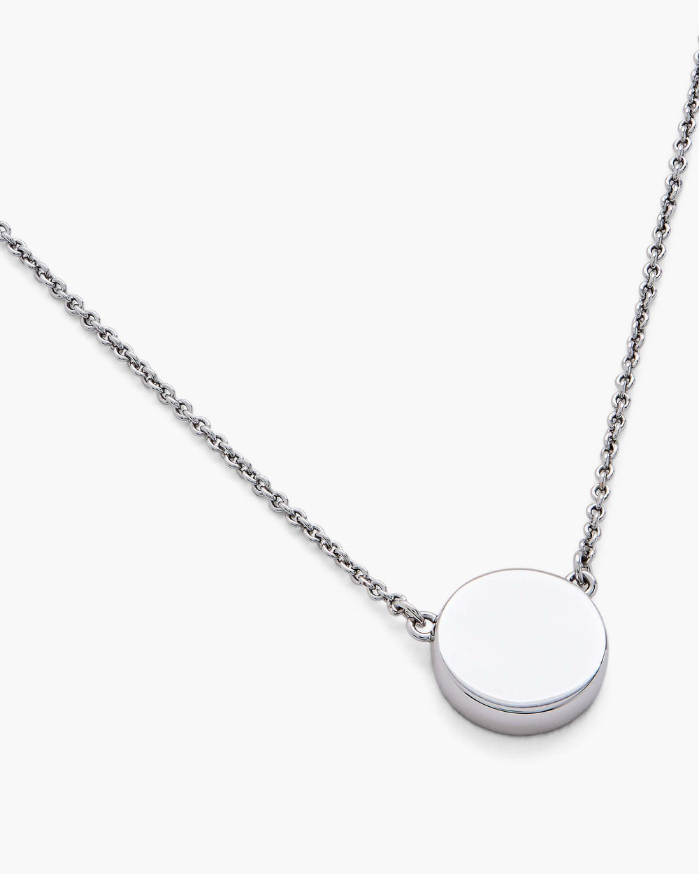 The Button Abalone Necklace - Silver/Abalone | Marc Jacobs online