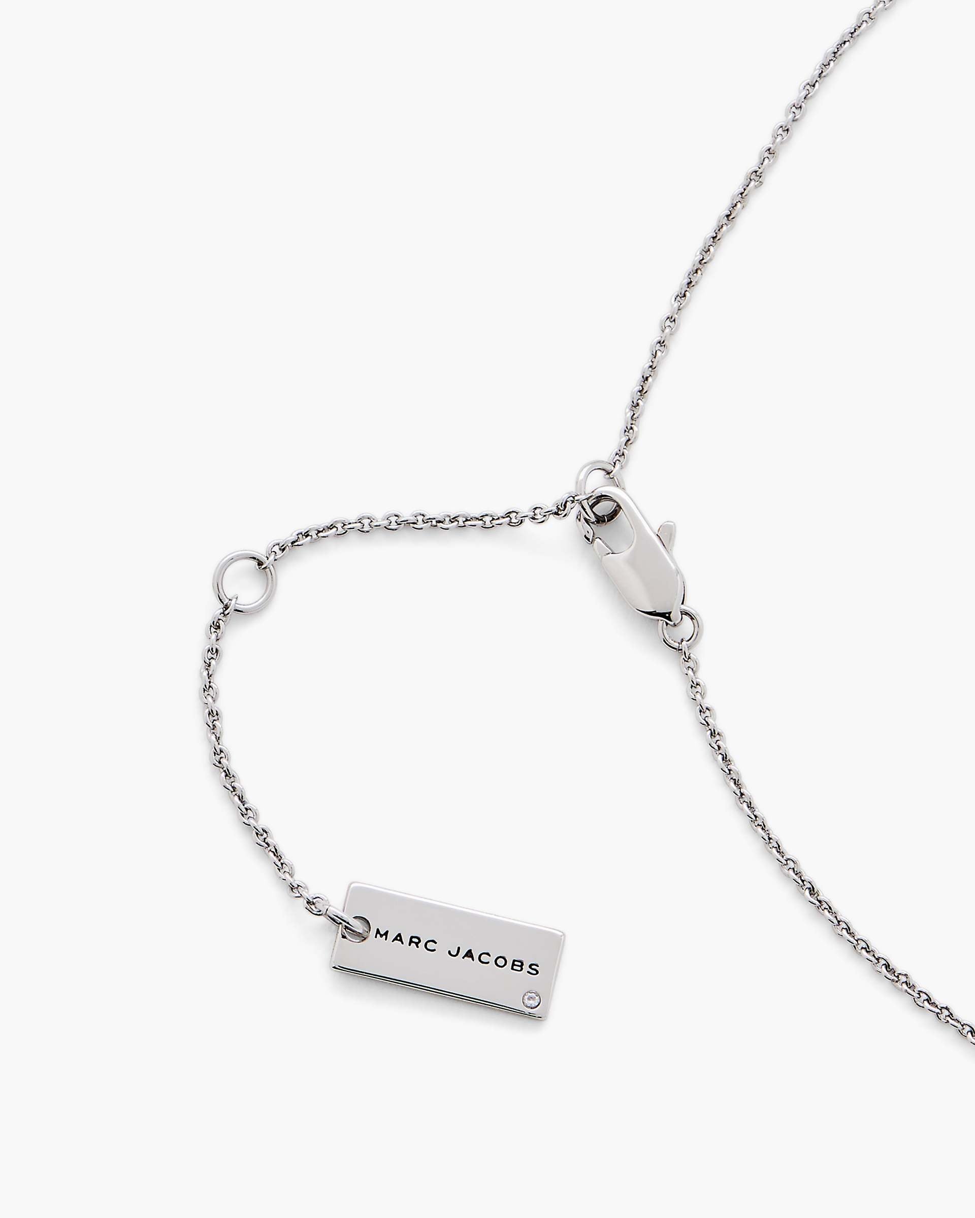 The Button Abalone Necklace - Silver/Abalone | Marc Jacobs online