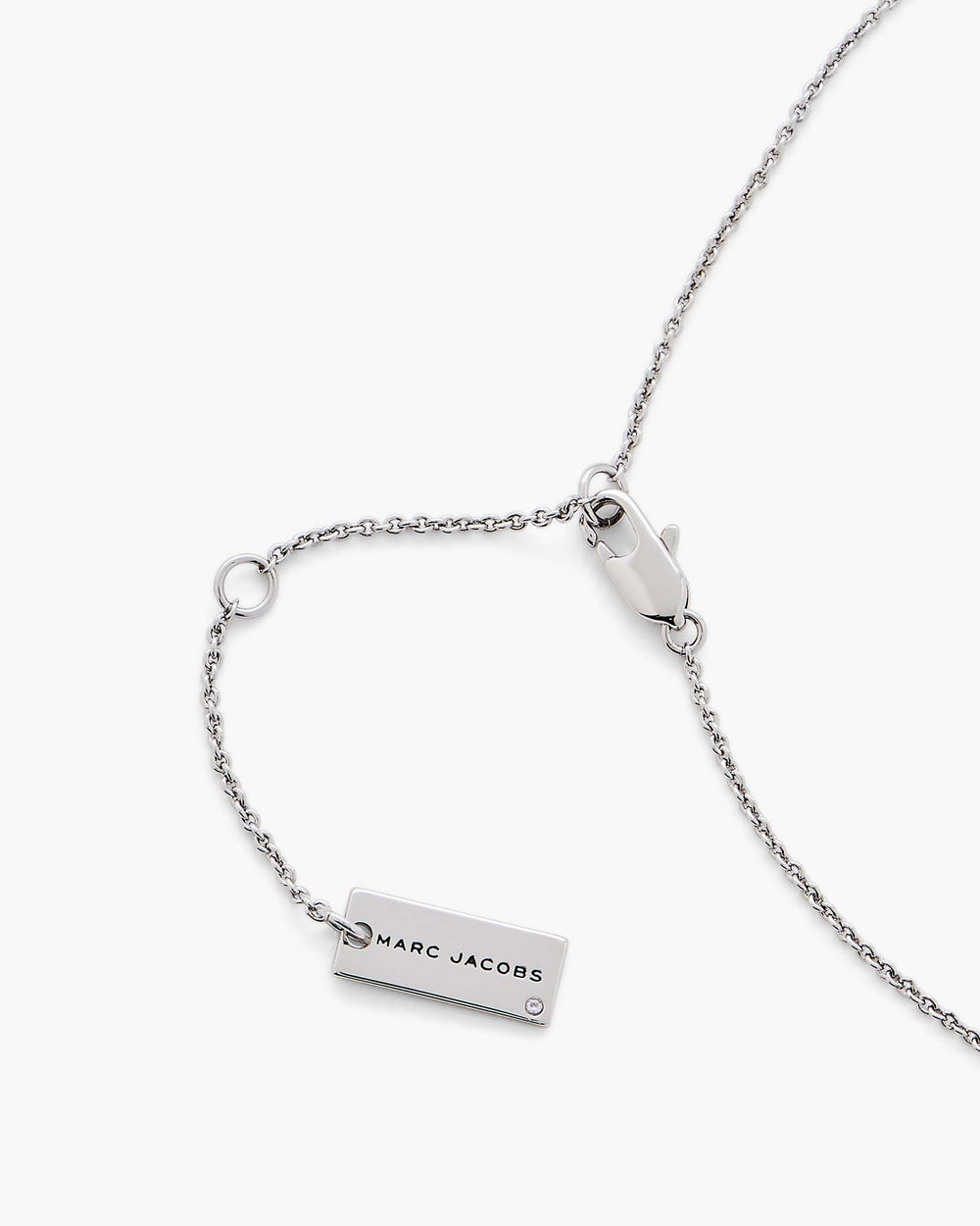 The Button Abalone Necklace - Silver/Abalone | Marc Jacobs online