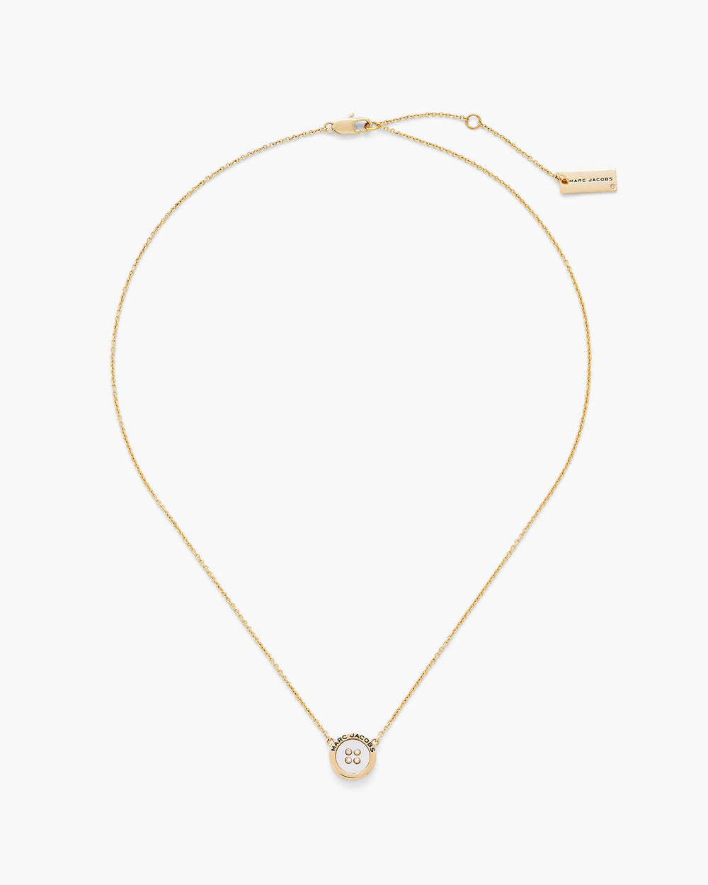 The Button Mother Of Pearl Necklace - Gold/Mop | Marc Jacobs sale