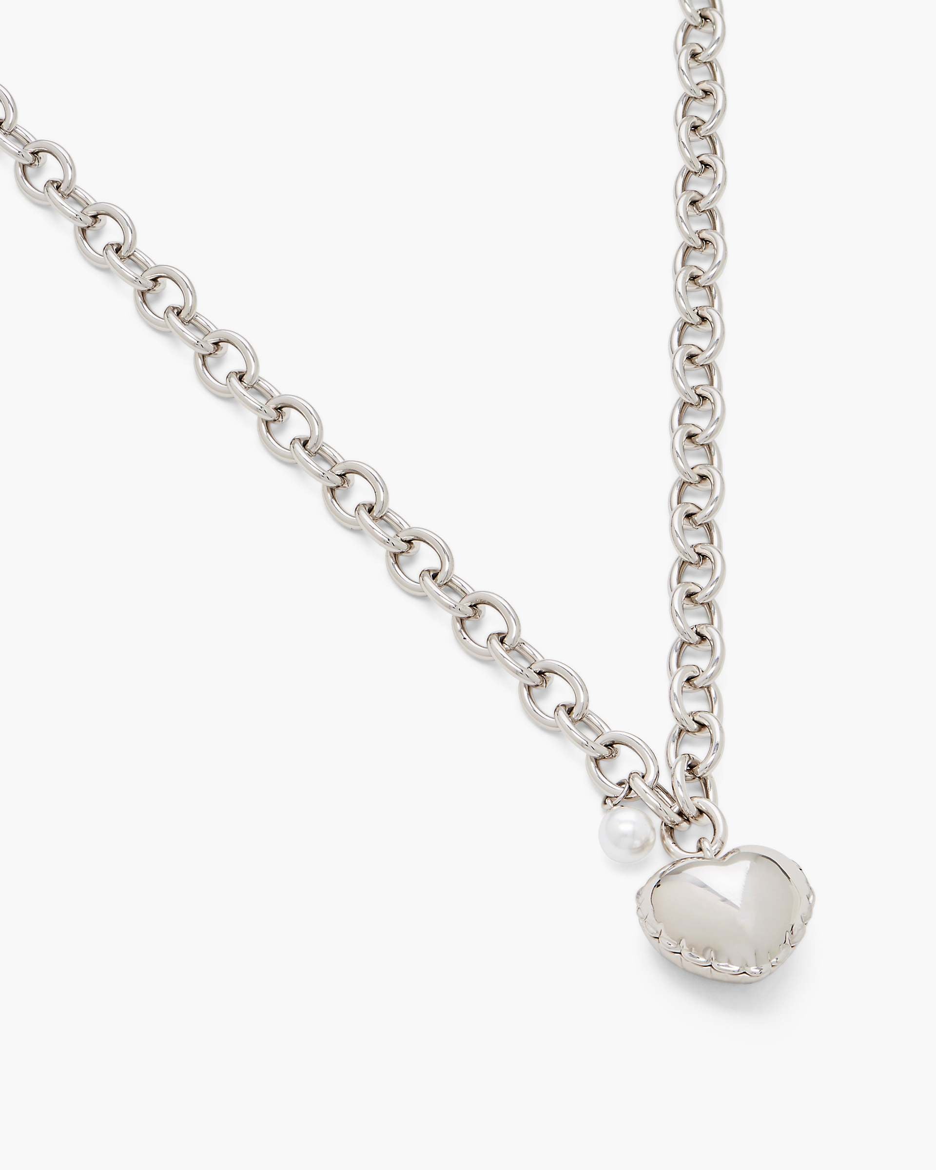 The Heart Balloon Locket - Light Antique Silver | Marc Jacobs US