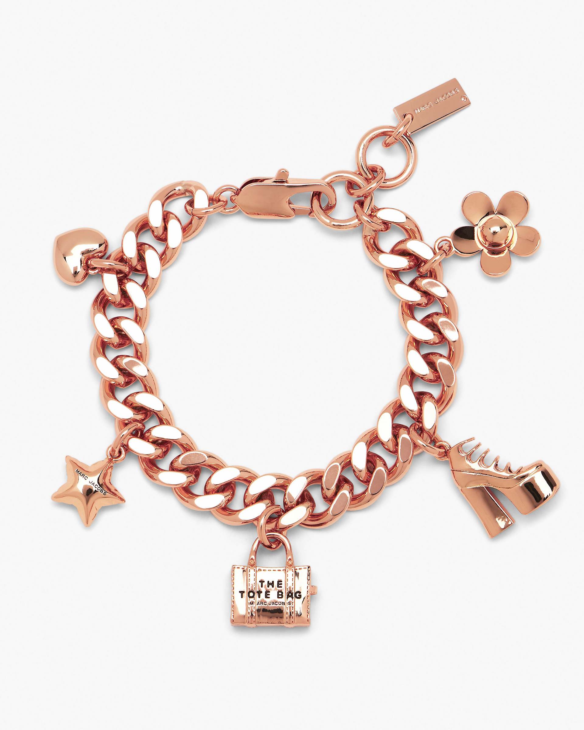 The Mini Icon Charm Bracelet - Antique Rose Gold | Marc Jacobs sale