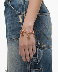 The Mini Icon Charm Bracelet - Antique Rose Gold | Marc Jacobs sale