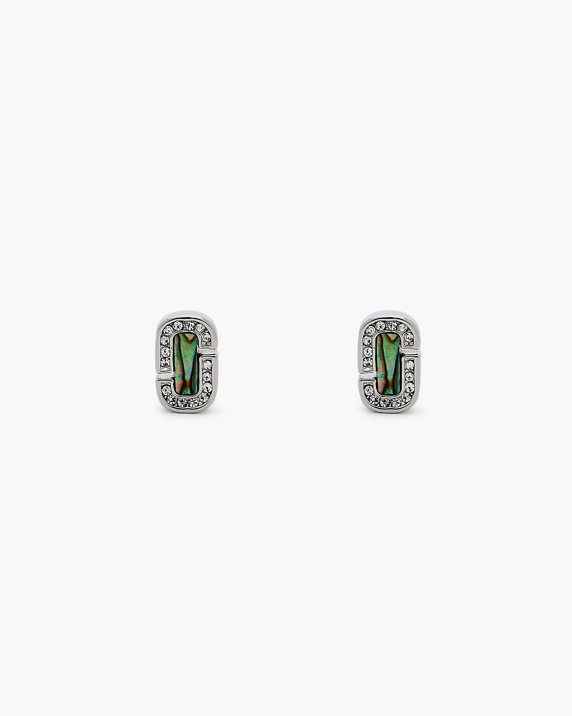 The J Marc Luxe Abalone Earrings - Silver/Crystal | Marc Jacobs for sale