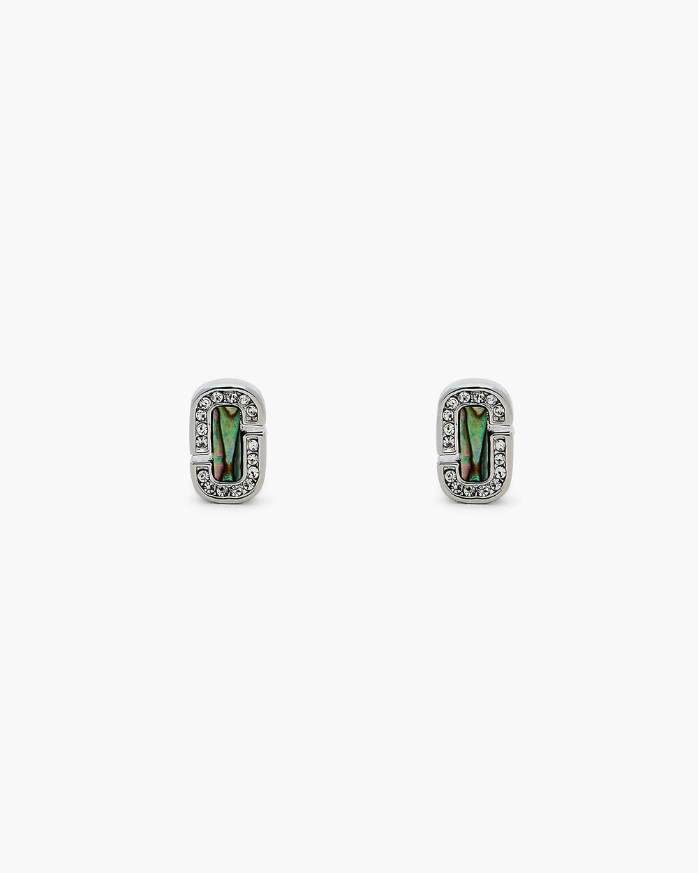 The J Marc Luxe Abalone Earrings - Silver/Crystal | Marc Jacobs for sale