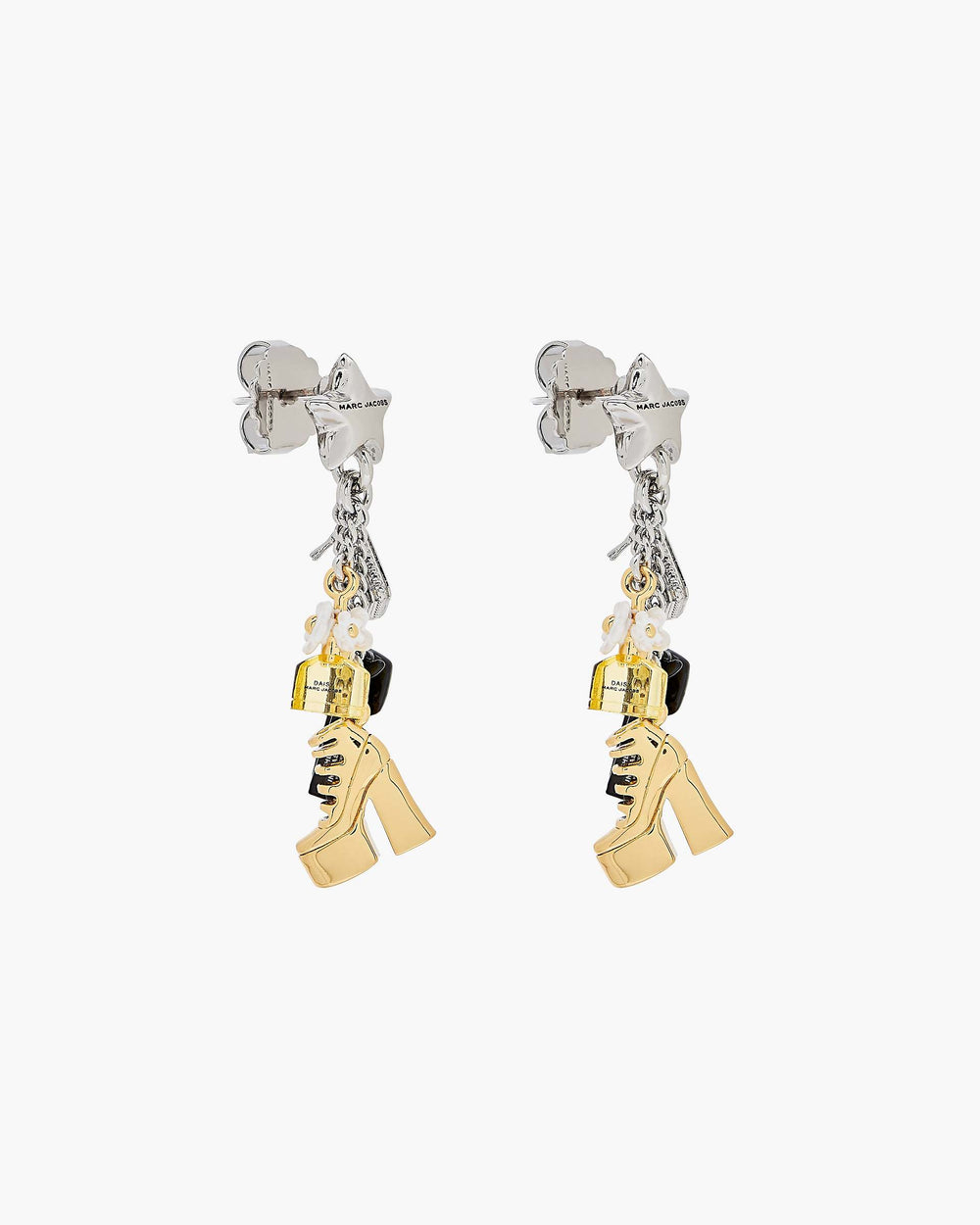 The Mini Icon Charm Earrings - Gold/Silver | Marc Jacobs on sale