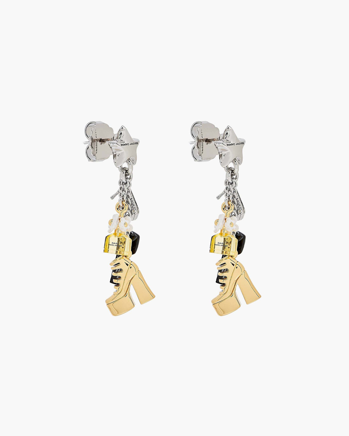 The Mini Icon Charm Earrings - Gold/Silver | Marc Jacobs on sale