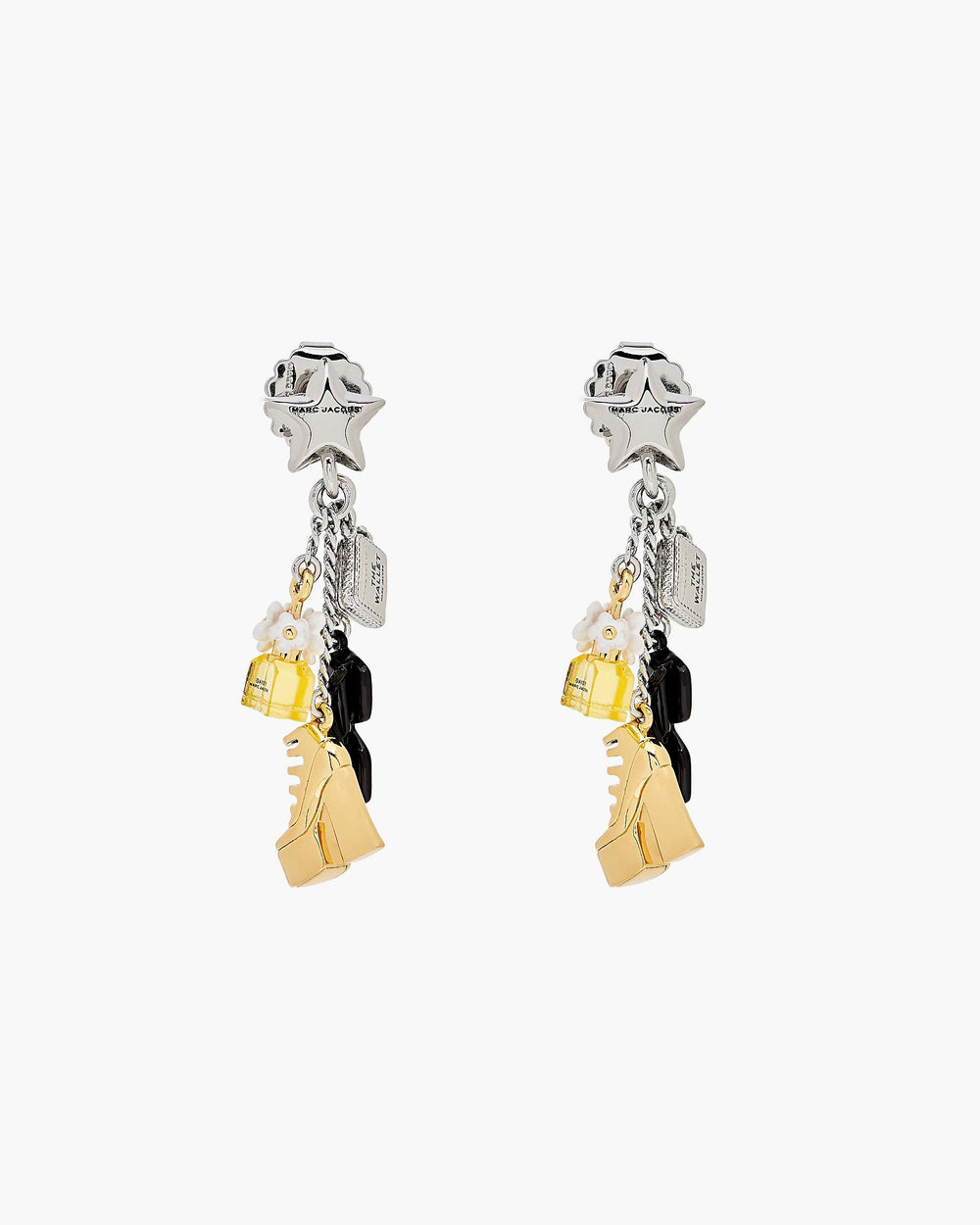 The Mini Icon Charm Earrings - Gold/Silver | Marc Jacobs on sale