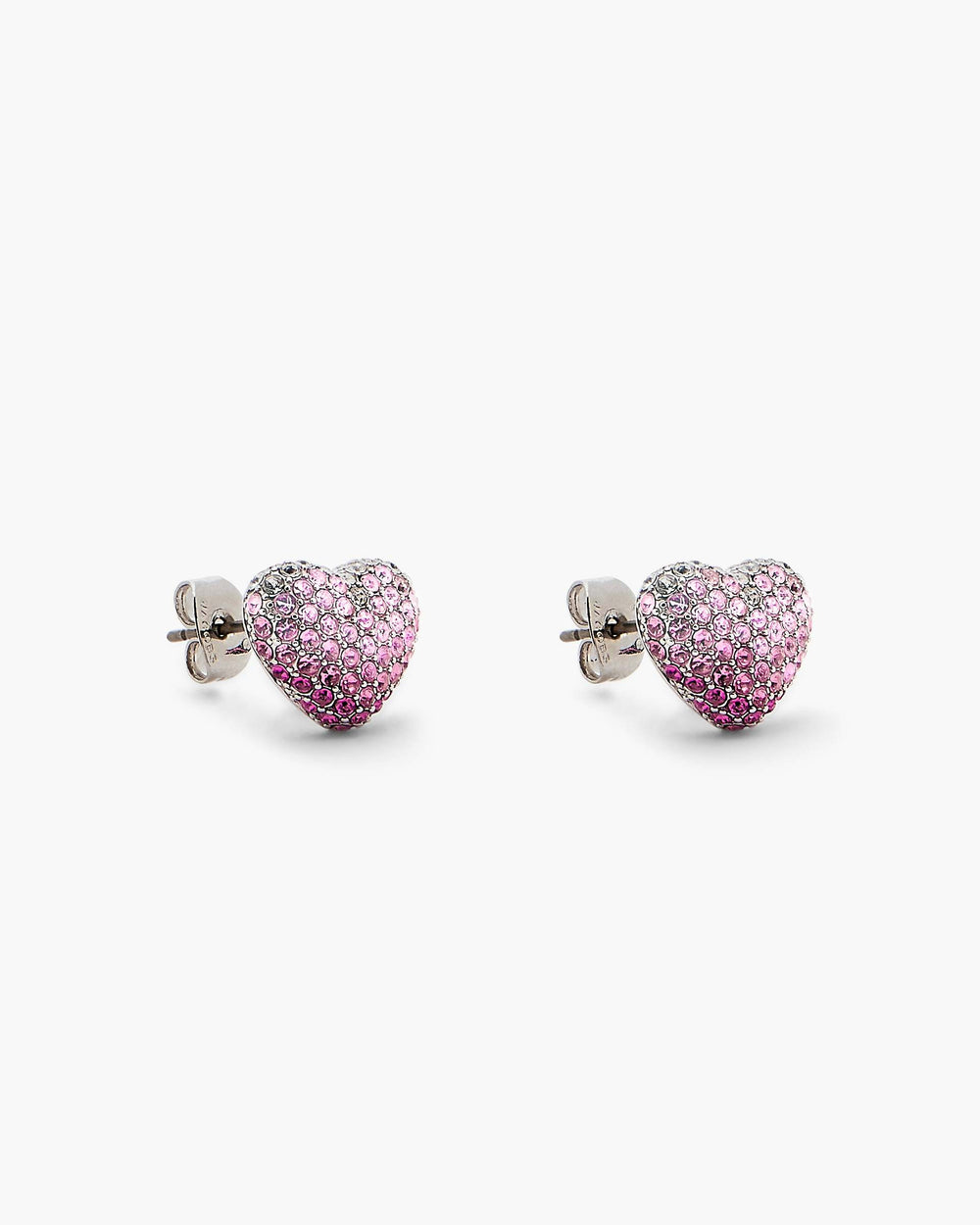 The Heart Balloon Pave Earrings - Silver/Rose | Marc Jacobs online