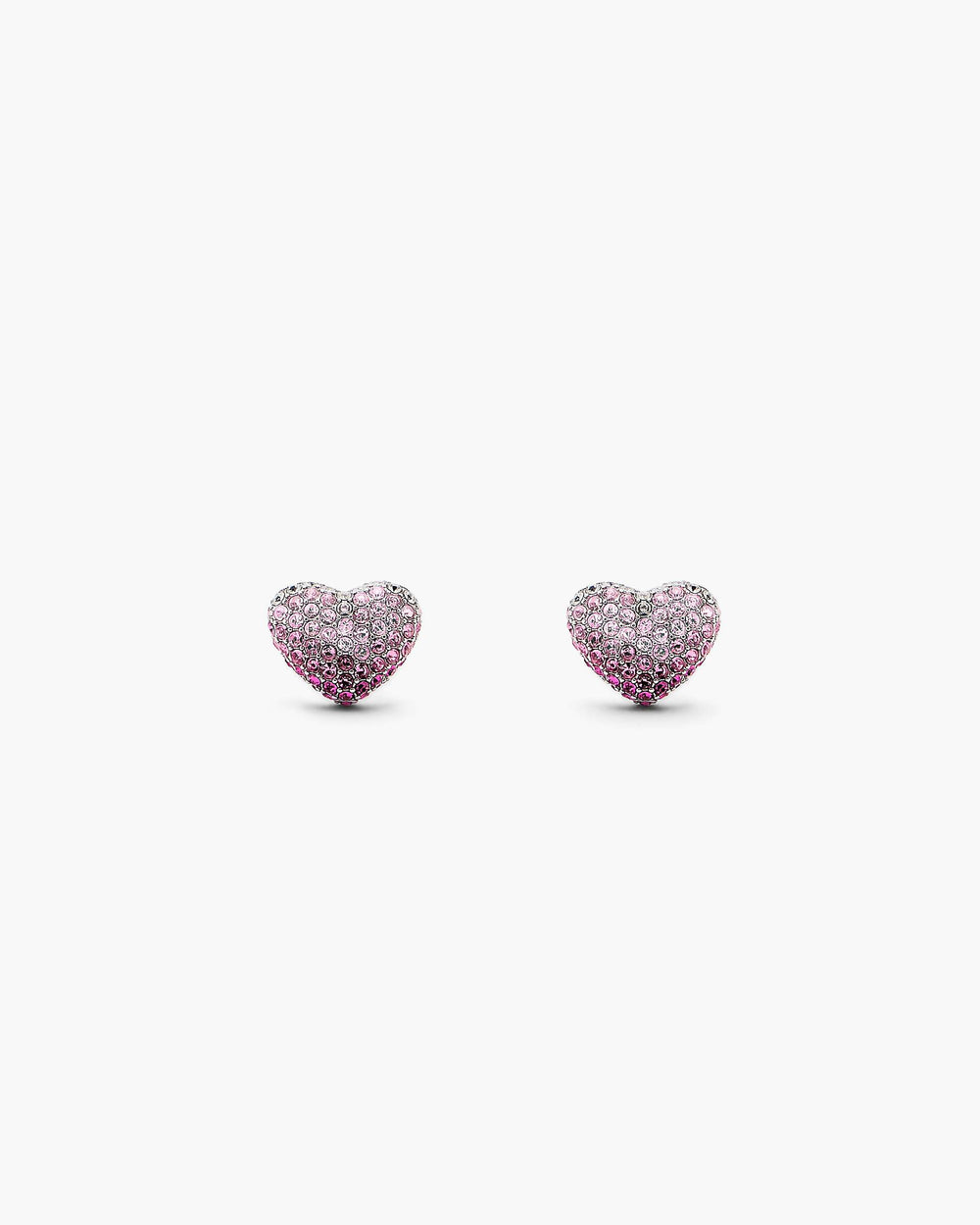 The Heart Balloon Pave Earrings - Silver/Rose | Marc Jacobs online