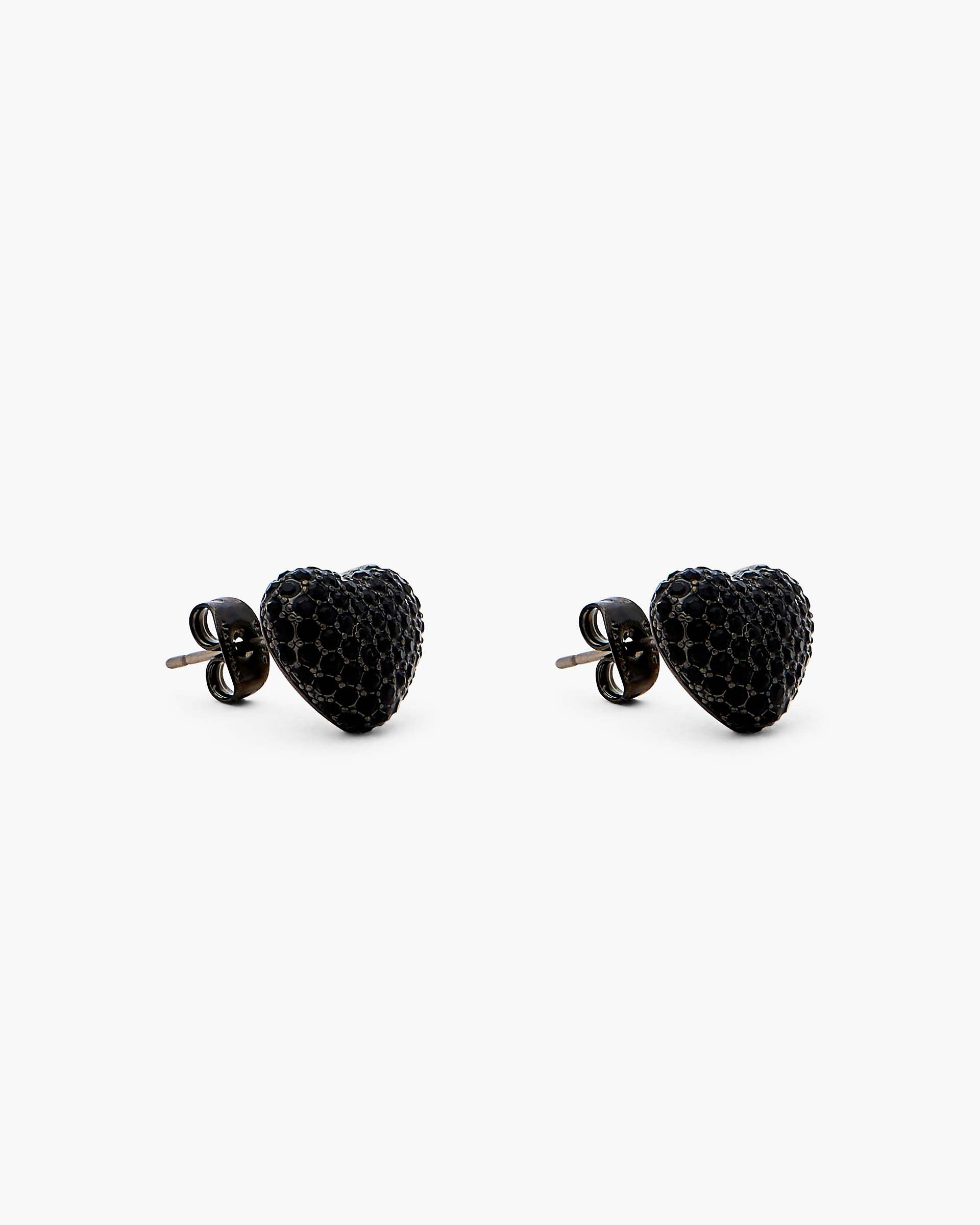 The Heart Balloon Pave Earrings - Black/Black Crystal | Marc Jacobs discount