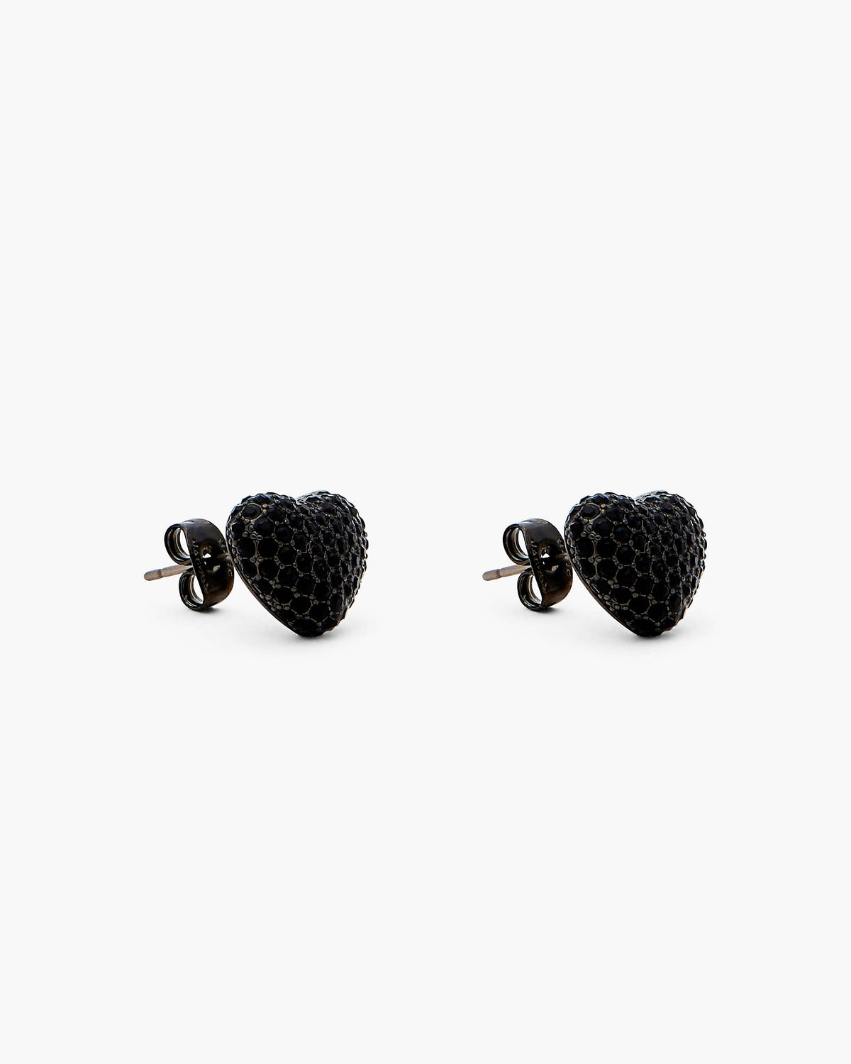 The Heart Balloon Pave Earrings - Black/Black Crystal | Marc Jacobs discount