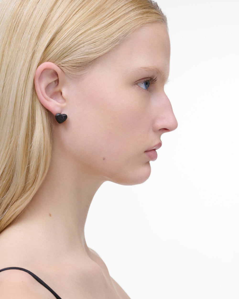 The Heart Balloon Pave Earrings - Black/Black Crystal | Marc Jacobs discount