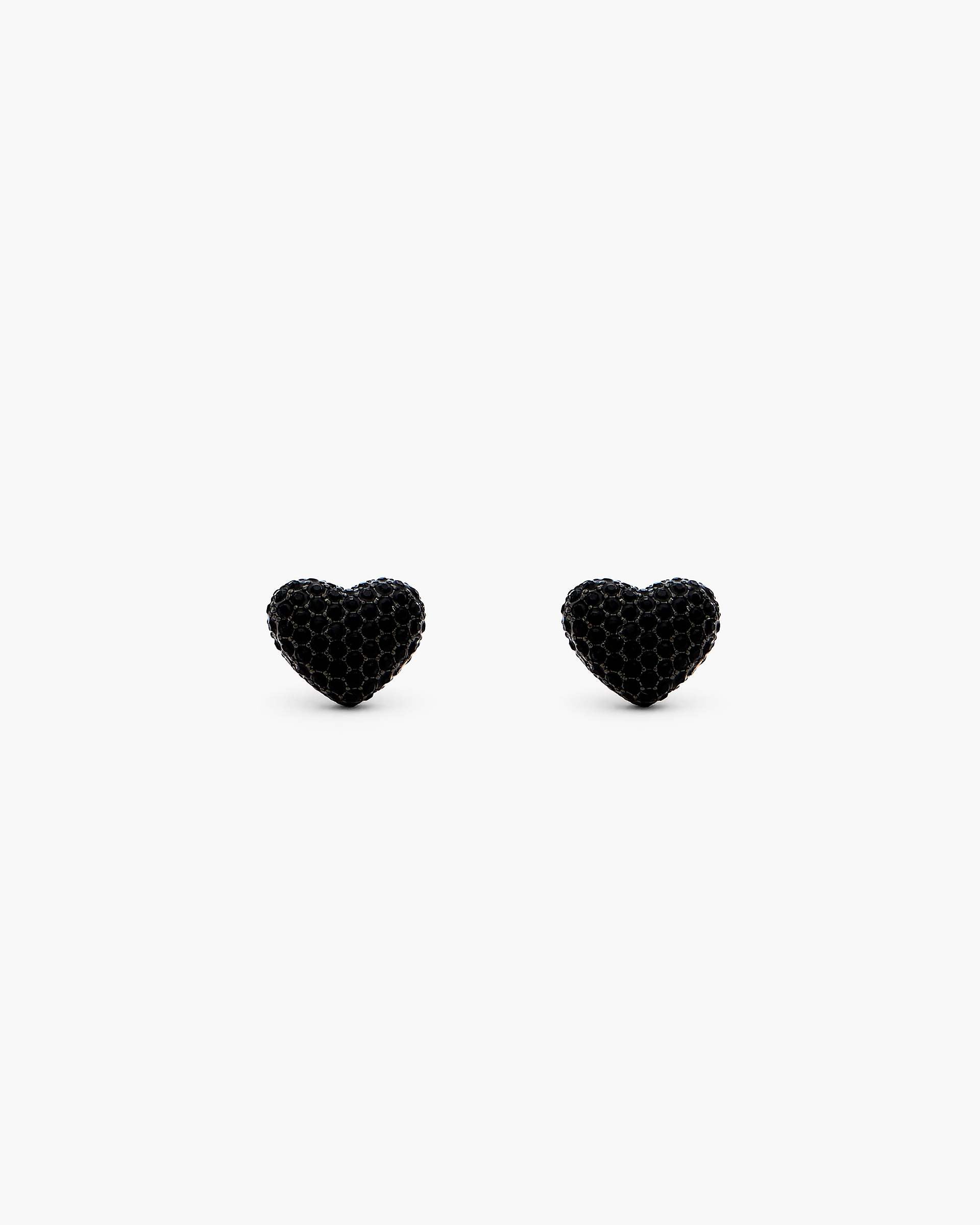The Heart Balloon Pave Earrings - Black/Black Crystal | Marc Jacobs discount